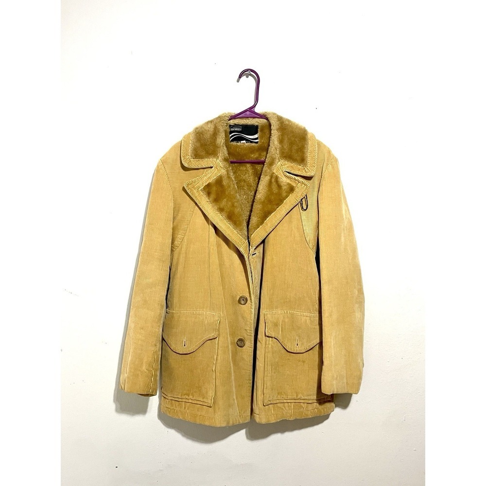 Vintage Montgomery Ward Crafted Barn Jacket Corduroy Collared Work Trucker‎ 40